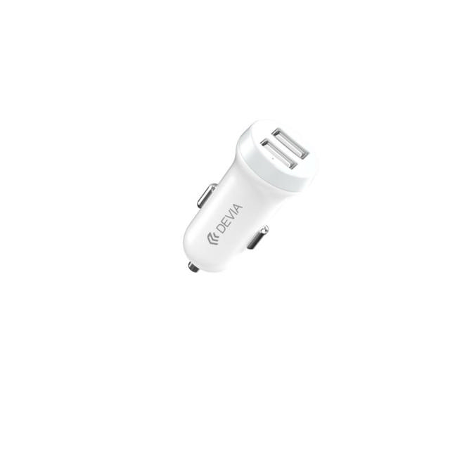 DEVIA CAR CHARGER 2USB 5V WH