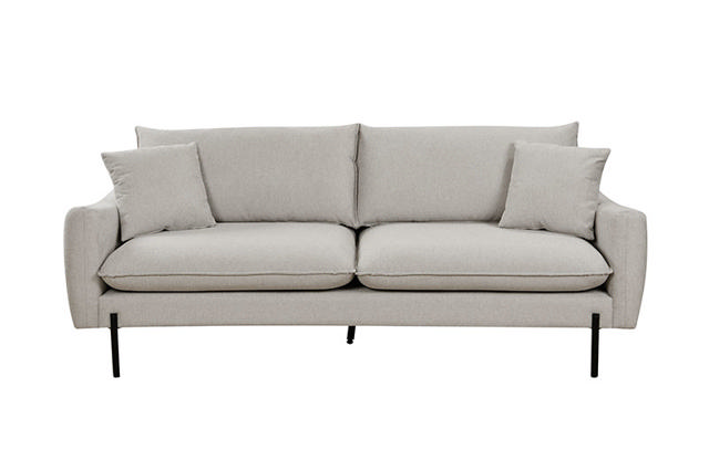 MONACO 3 SEATER SOFA BEIGE