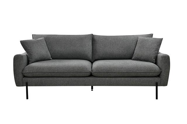 MONACO 3 SEATER SOFA GREY