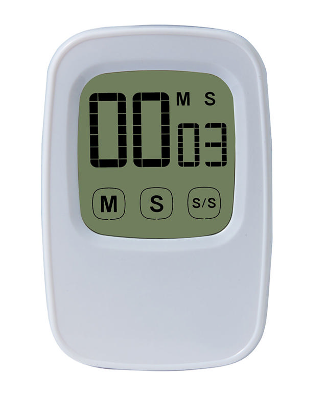 SUPER LIVING TIMER & ALARM - WHITE