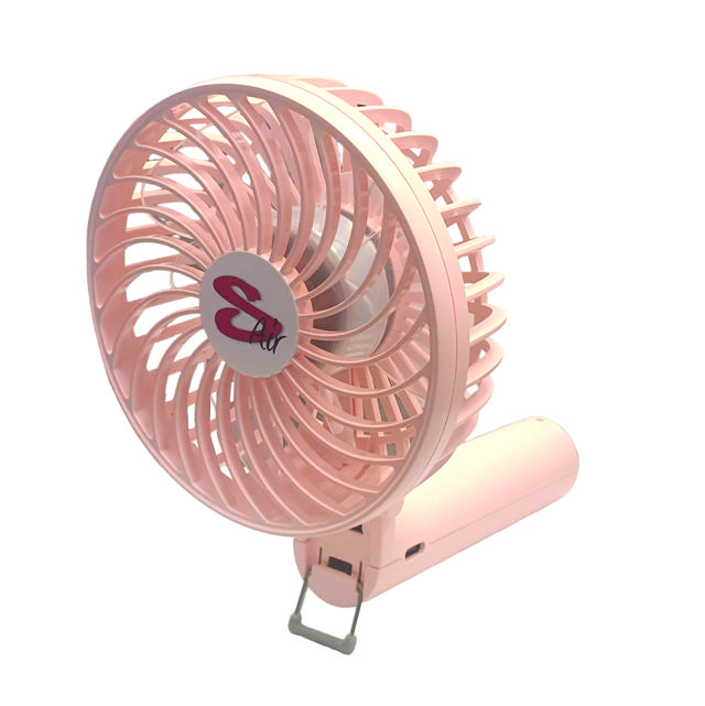 SAIR SHC USB FAN 4W RECH FOLD PINK