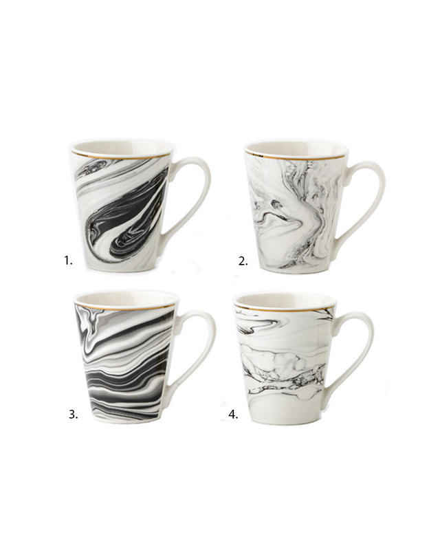 NEW BONE MUG BLACK&WHITE 310ML 