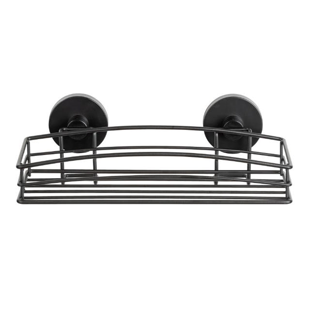 WENKO VACUUM-LOC WALL SHELF ΜΑΥΡΟ