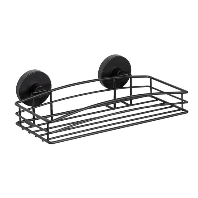 WENKO VACUUM-LOC WALL SHELF ΜΑΥΡΟ