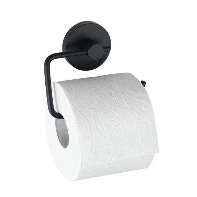 WENKO VACUUM-LOC TOILER PAPER HOLDER MILAZZO BLACK