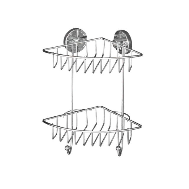 WENKO VACUUM-LOC 2-TIER CORNER RACK BARI ΑΣΗΜΕΝΙΟ