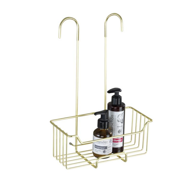 WENKO STAINLESS STEEL THERMOSTATIC-SHOWER CADDY MILO MATT GOLD