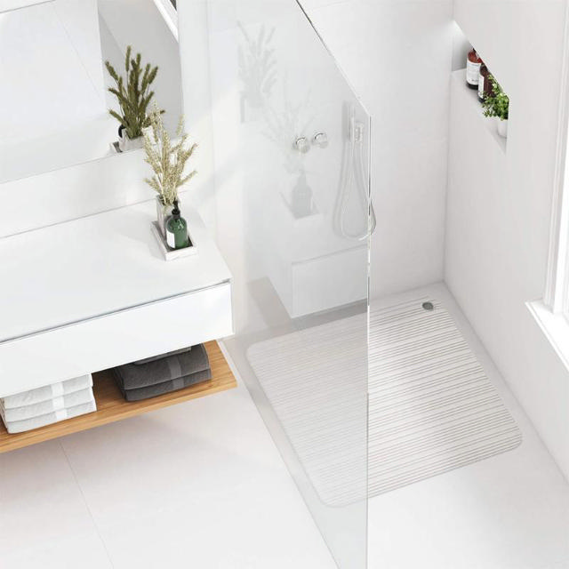 RAYEN SHOWER MAT 50X50CM WHITE