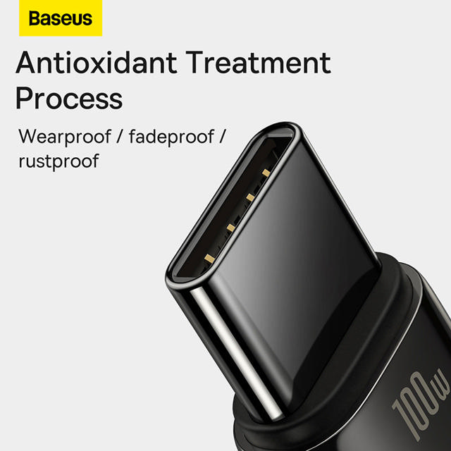 BASEUS USB-C TO USB-A 100W 2M - BLACK