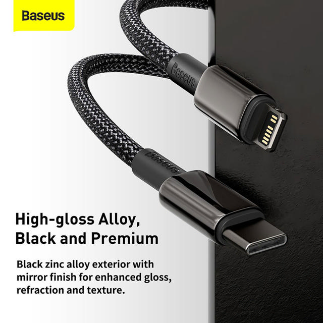 BASEUS LIGHTNING TO USB-C 20W 2M