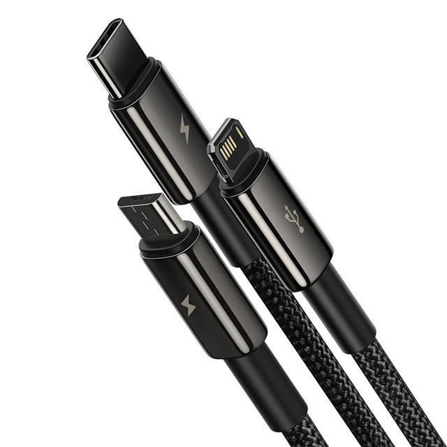 BASEUS 3IN1 USB-C MICRO LH 1.5M