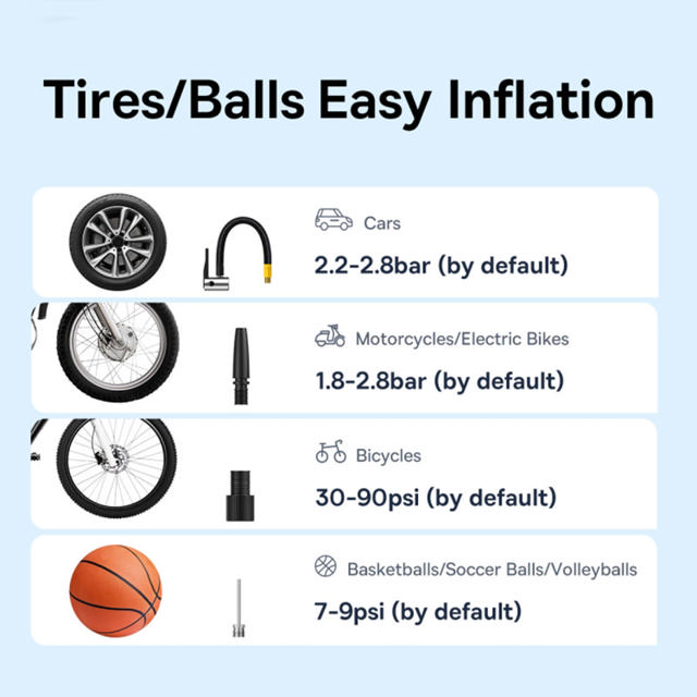 BASEUS CAR INFLATOR PUMP WIRELESS