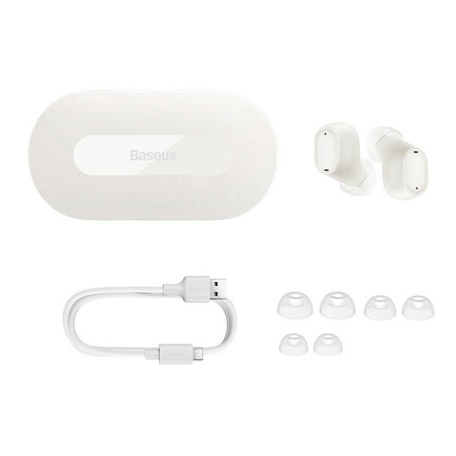 BASEUS EARPHONES EZ10 - WHITE