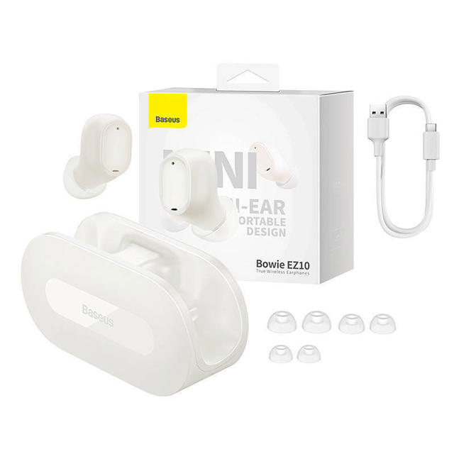 BASEUS EARPHONES EZ10 - WHITE