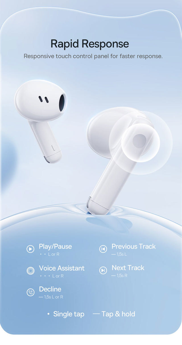 BASEUS EARPHONES E13 - WHITE