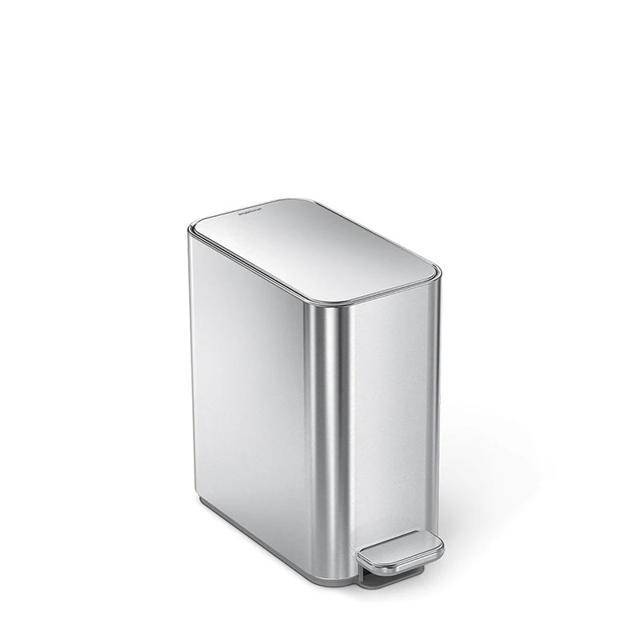 SIMPLEHUMAN SLIM PEDAL BIN 5L BRUSHED STAINLESS STEEL