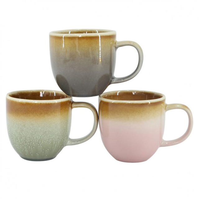 MARVA COFFEE MUG BORDER 34CL IN 3 COLOURS