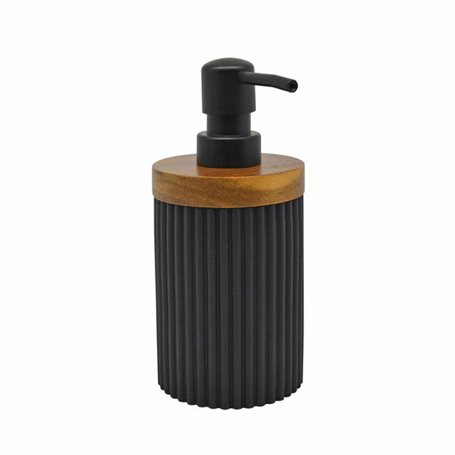 ANKOR CHIC SOAP DISPENSER BLACK 