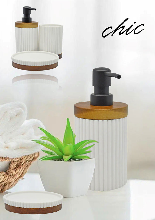 ANKOR CHIC SOAP DISPENSER WHITE 