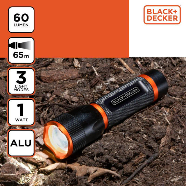 BLACK&DECKER ΦΑΚΟΣ LED 1W 60 LUMEN