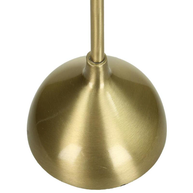 CANDLE HOLDER ALUMINIUM 9X9X33.5CM - GOLD