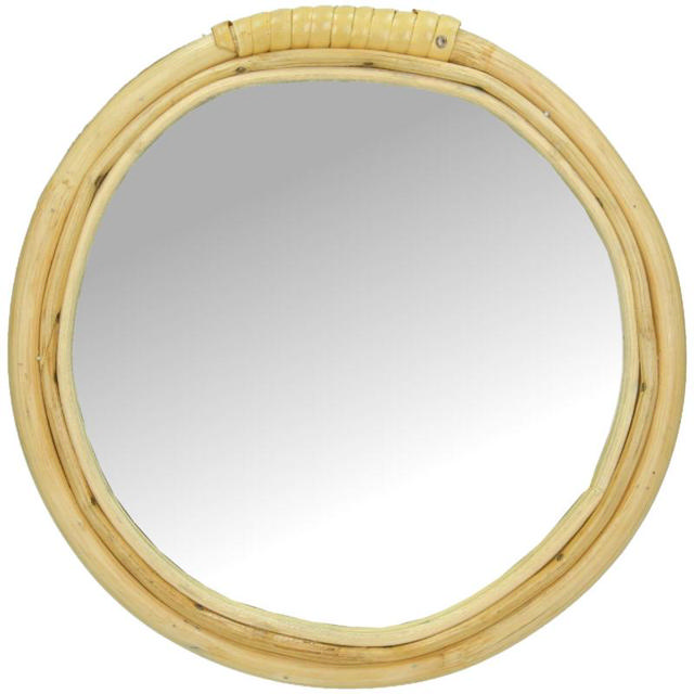 MIRROR CANE BAMBOO 20X1.5X20CM - NATURAL