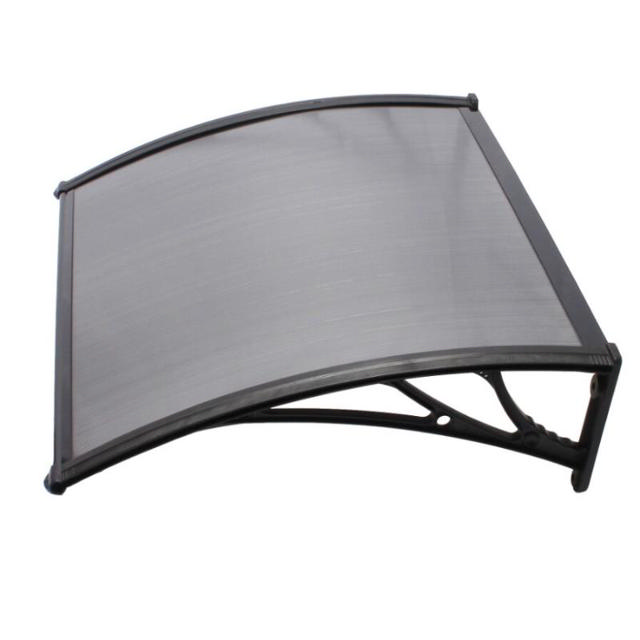 H&C CANOPY 80X150CM BLACK FRAME GREY PANEL