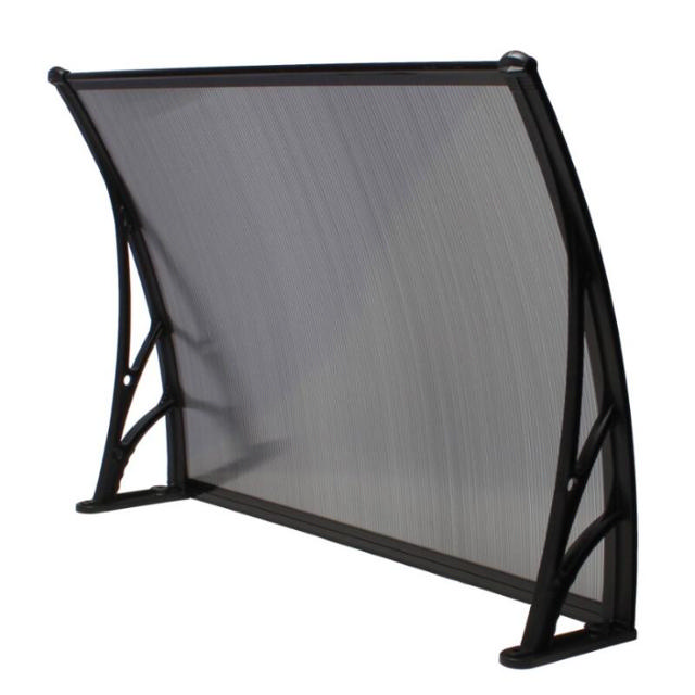 H&C CANOPY 80X150CM BLACK FRAME GREY PANEL