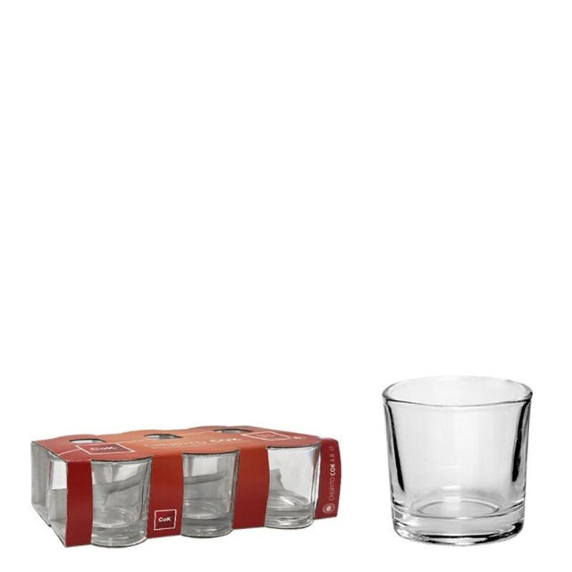 COK SHOT GLASS CHUPITO 4.8CL SET 6