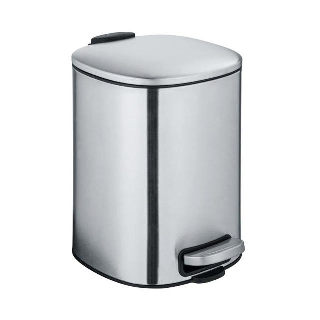 ANKOR IKOS PEDAL BIN 5L - SILVER