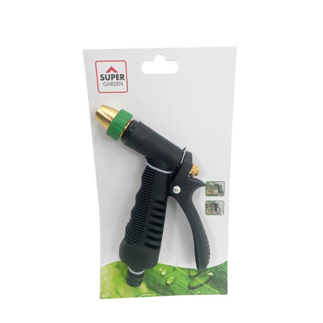 SPRAY GUN WITH METAL NOZZLE - BLACK