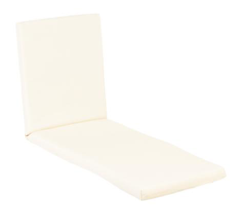 CUSHION POOL LOUNGE 186X60X10CM - IVORY