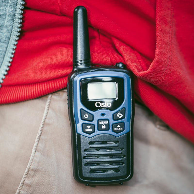 OSIO OPM-1010 PMR WALKIE TALKIE ΜΕ ΦΑΚΟ 8 km – 0.5W - ΜΠΛΕ