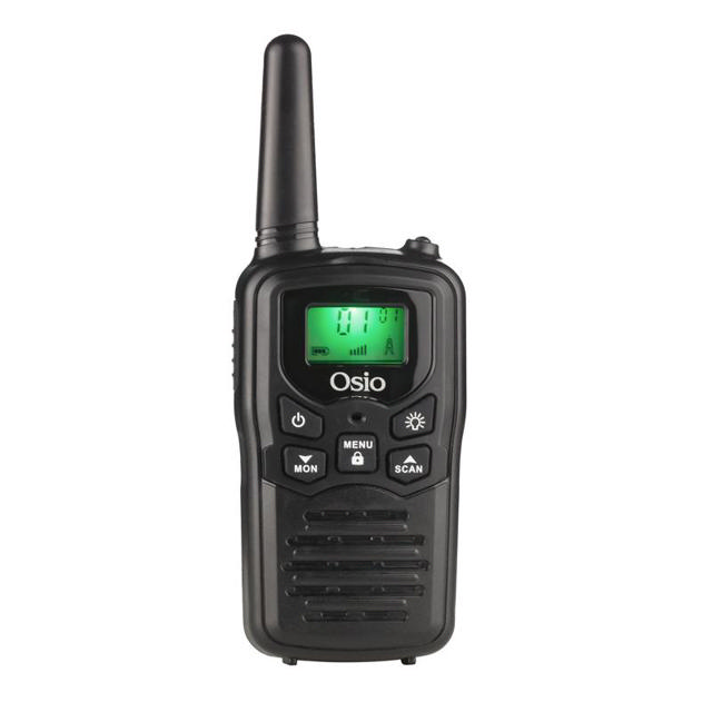 OSIO OPM-1050 PMR WALKIE TALKIE ΜΕ ΦΑΚΟ 8 km – 0.5W - ΜΑΥΡΟ