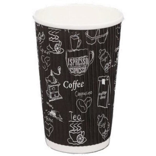  PAPER CUP WITH LID - SETX10 - 16OZ