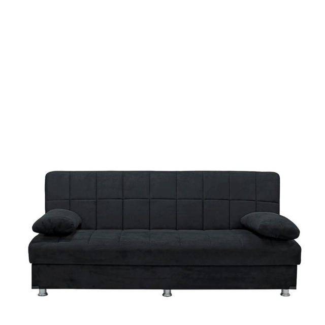 LAURA SOFA-BED 3 SEATER 190X75X80CM - BLACK
