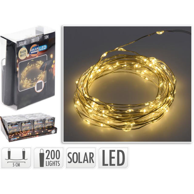 SOLAR WIRE LIGHTING 10M