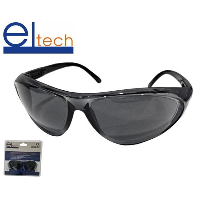 ELTECH SAFETY WORKING GLASSES BLACK EN166 CE