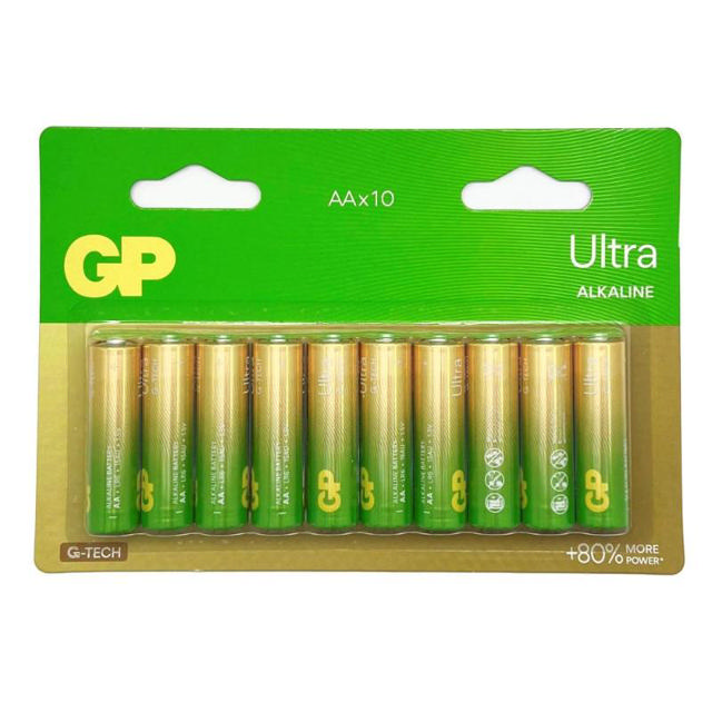 GP AA BATTERIES 10PCS