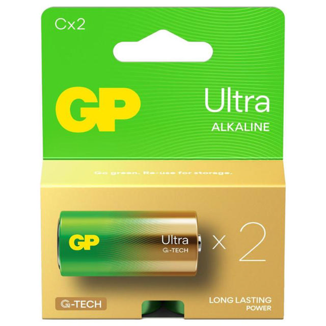 GP C BATTERIES 2PCS LR14