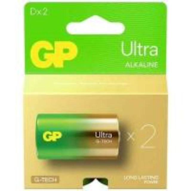 GP D BATTERIES 2PCS LR20