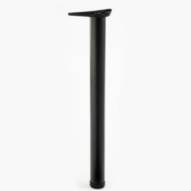 TABLE LEG ROUND BLACK 110CM