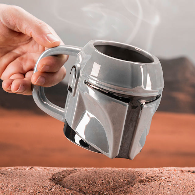 MANDALORIAN HELMET SHAPED MUG