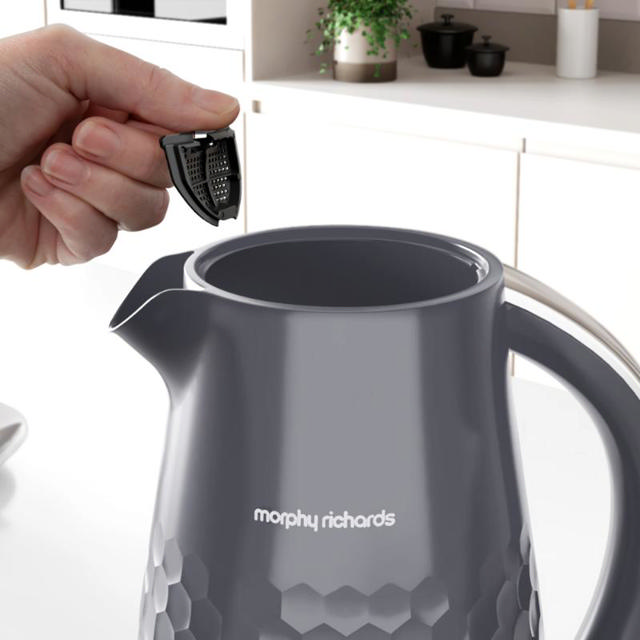 MORPHY RICHARDS HIVE 108274 KETTLE - GREY