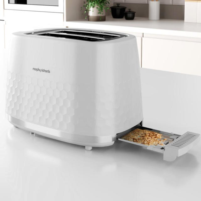 MORPHY RICHARDS HIVE 220034 TOASTER WHITE