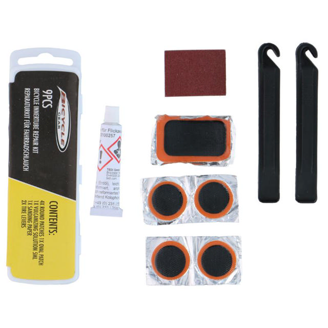 BIKE INNER TUBE PATCH BOX 9PC