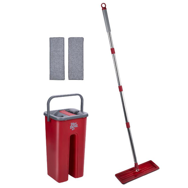 FLOOR SCRUBBING MACHINE WITH 6 LITRE BUCKET AND MOP ACCESSORIES FOR FLOOR CLEANER - 2 COLORS