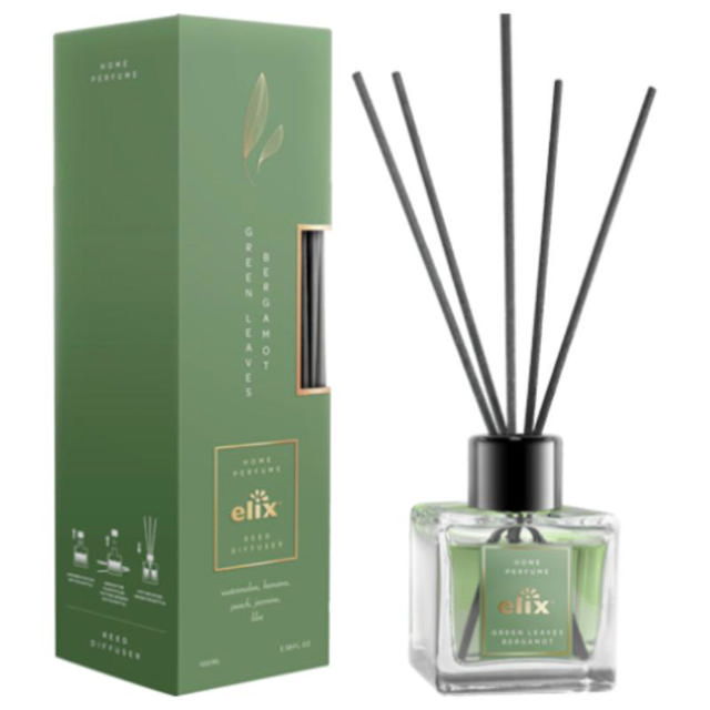 ELIX ΑΡΩΜΑΤΙΚΟ ΧΩΡΟΥ GREEN LEAVES & BERGAMOT 100ML