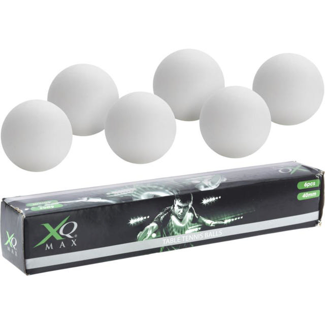 TABLE TENNIS BALLS 6PCS - WHITE