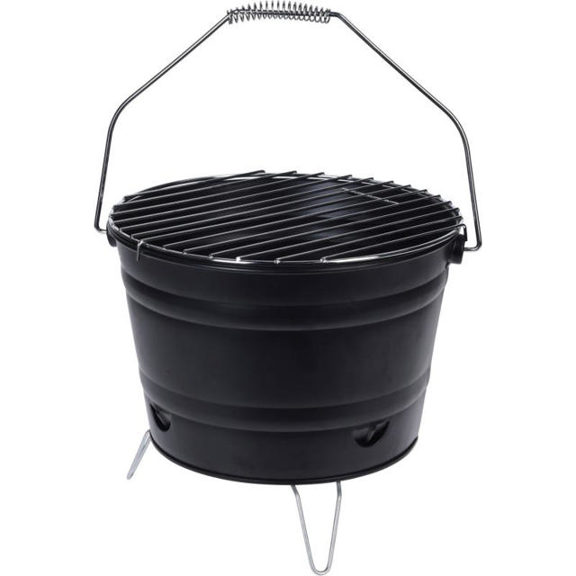 BBQ BUCKET 27X22CM - BLACK